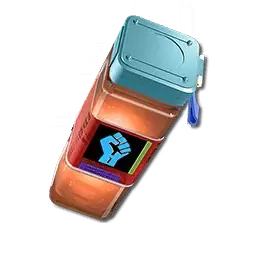 아츠가 부여된 금속 병